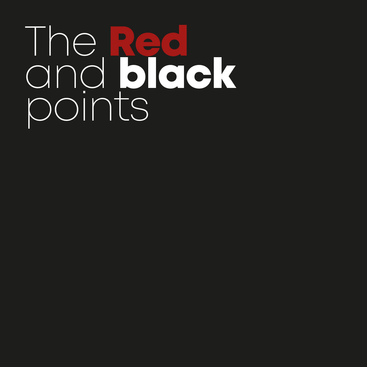 The Red and Black Points